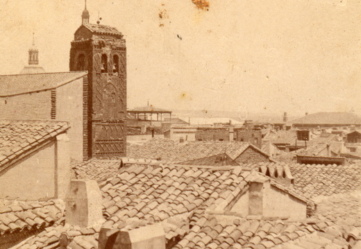 1900  zaragoza el pilar al fondo