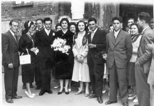 1957 octubre boda