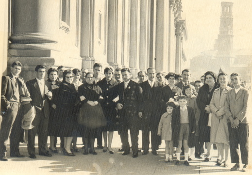 1950s boda en el pilar de trini con el minero